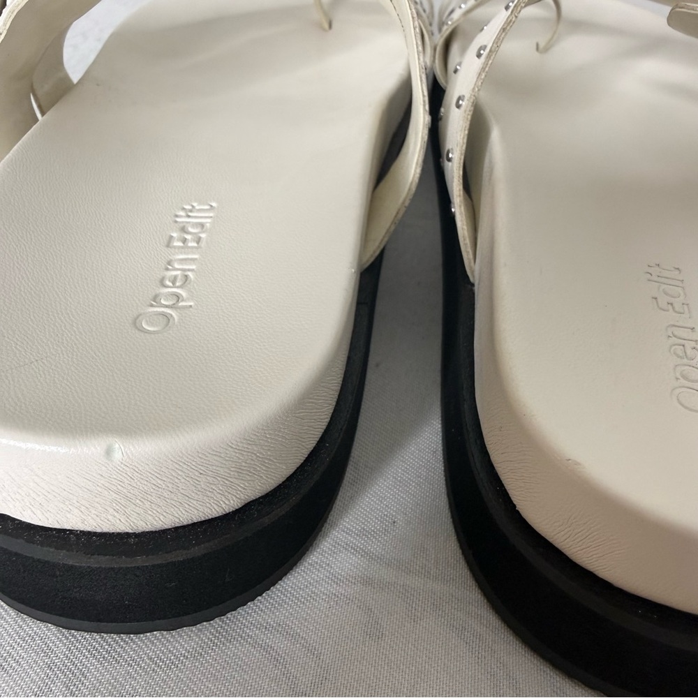 Open Edit Florence Toe Loop Sandal Size 8 - Picture 8 of 12
